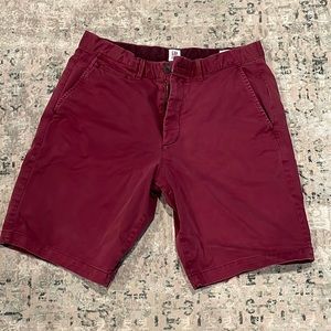 Maroon Gap Shorts